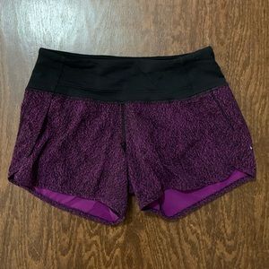 Purple Lululemon Shorts - Size 4 - 4” Inseam